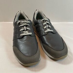 SAS Men's Dark Gray Leather Sneakers
